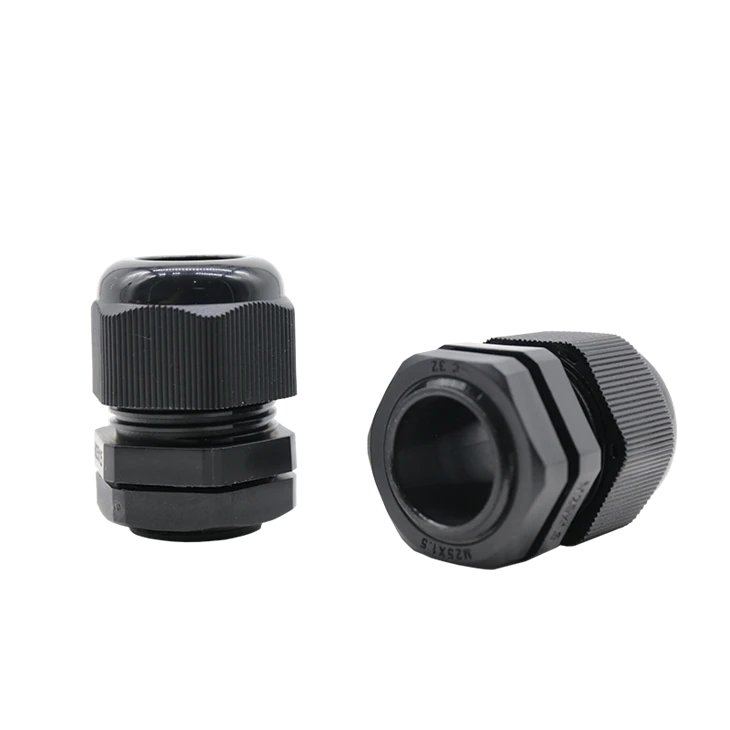 Glande de câble en nylon noir de 20 mm
